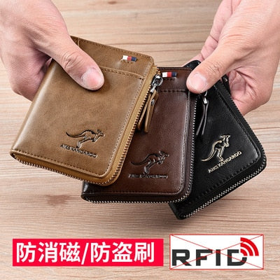 RFID Blocking Leather Card Holder RFID Blocking Leather Card Holder